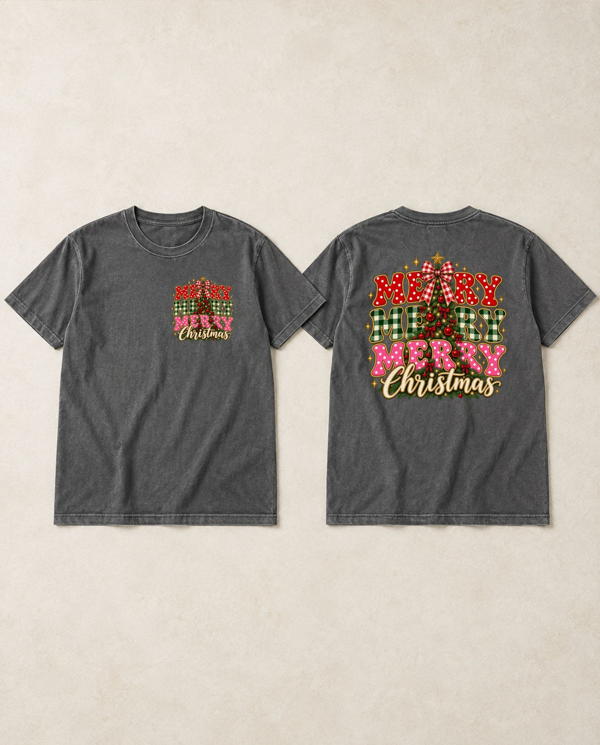 Merry Christmas Premade Gang Sheet Faith Based Religious DTF Transfer Ready to Press