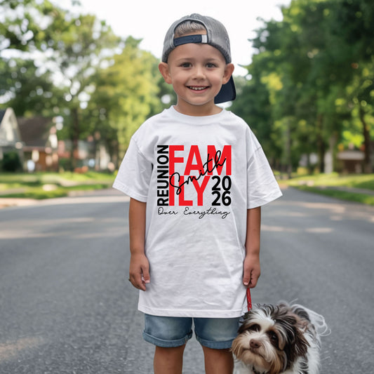 Custom Family Reunion 2026 T Shirts Personalized Family Name Tees