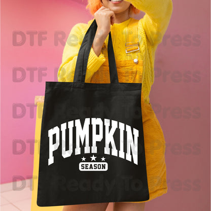 Pumpkin Season DTF Transfer Ready to Press
