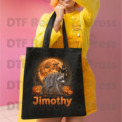 Halloween Jimothy Werewolf DTF Transfers, Spooky Moon Pumpkins Horror Ready to Press