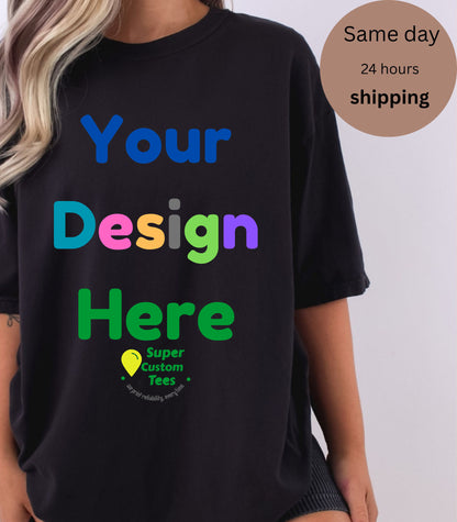 Custom T Shirts - Gildan Heavy Cotton Short Sleeve Tees - Same Day Printing