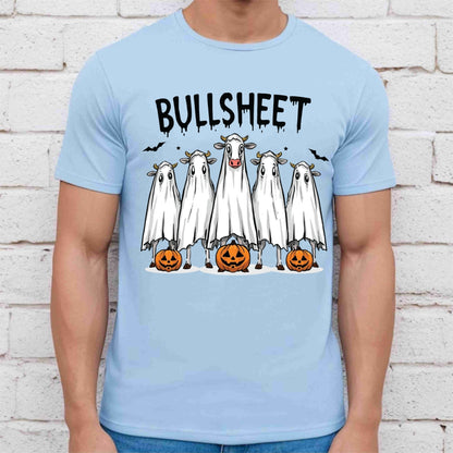 Halloween DTF Transfer Ready to Press Premade DTF Gang Sheet Spooky Ghost Cow Mooo I Mean Boo Funny Fall Heat Transfer For Shirts