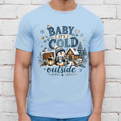 Winter DTF Transfer Ready to Press Premade DTF Gang Sheet Snowman Hot Cocoa Chilly Vibes Freezin Season Holiday Heat Transfer Shirts
