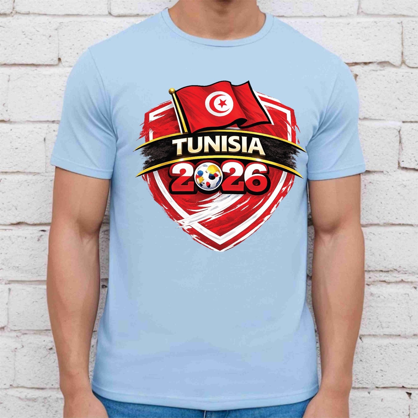 Tunisia World Cup 2026 DTF Transfer Ready to Press