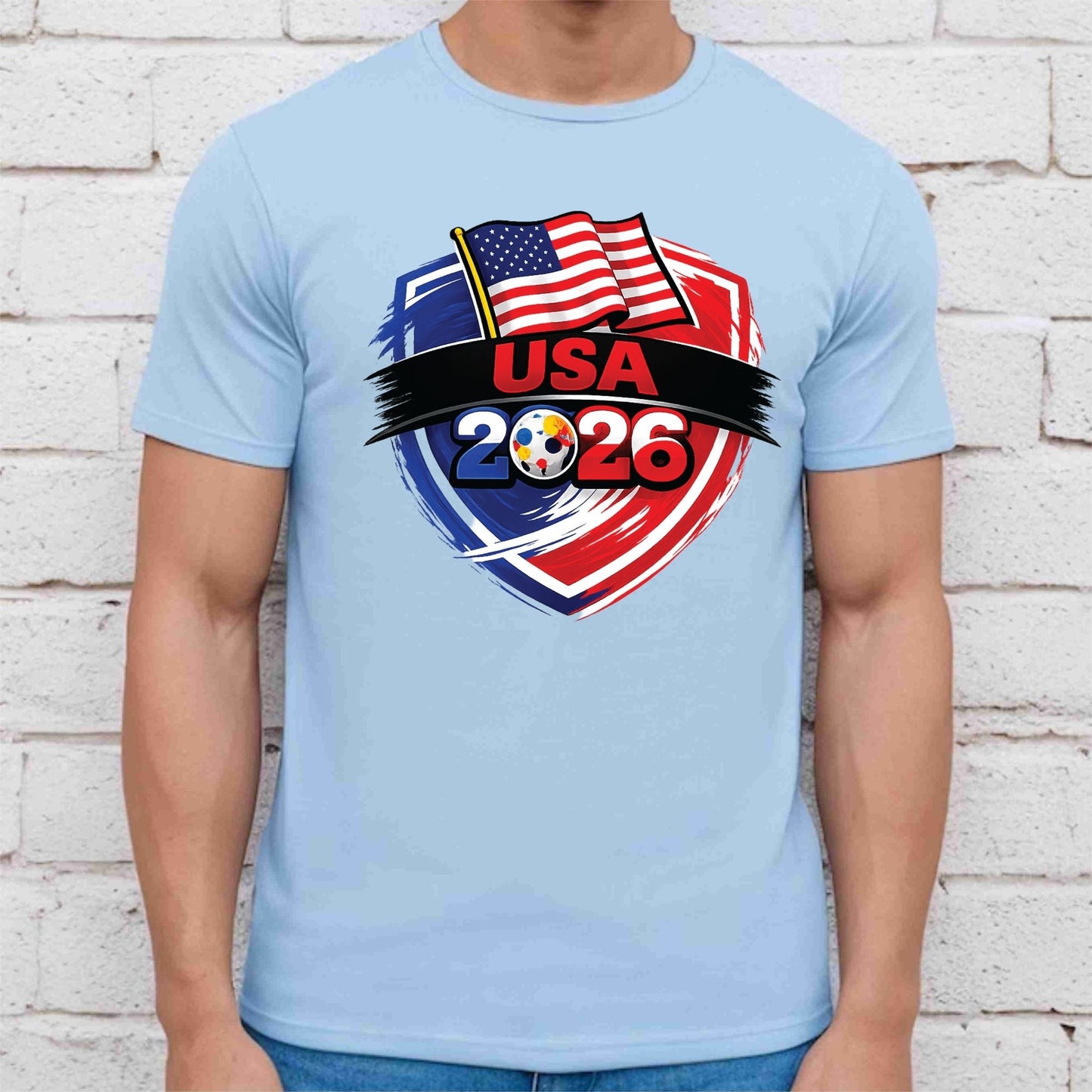 USA World Cup 2026 DTF Transfer Ready to Press