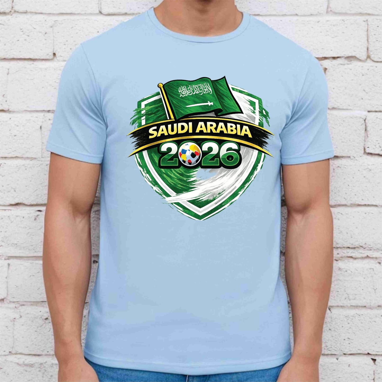 Saudi Arabia World Cup 2026 DTF Transfer Ready to Press