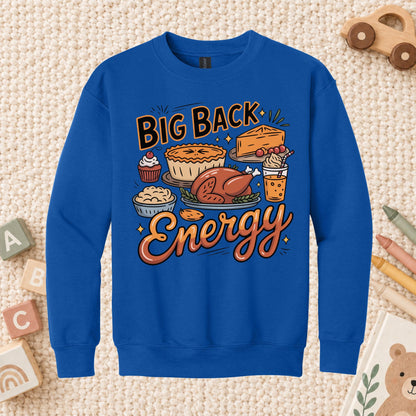 Big Back Energy Thanksgiving T-Shirt, Funny Roasted Turkey Tee, Holiday Feast Sweatshirt