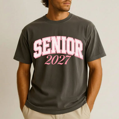 DTF Gang Sheet Senior Class of 2027 Premade Graduation DTF Transfer Ready to Press Class of 2k27 Heat Transfer Trendy Senior Shirt