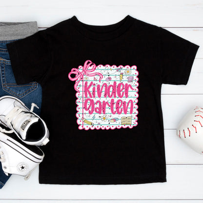Preppy Back to School Grade Shirt Kinderarten Pre-K First Grade Second Grade Third Grade Fourth Grade Fifth Grade Kids Teacher School Tees