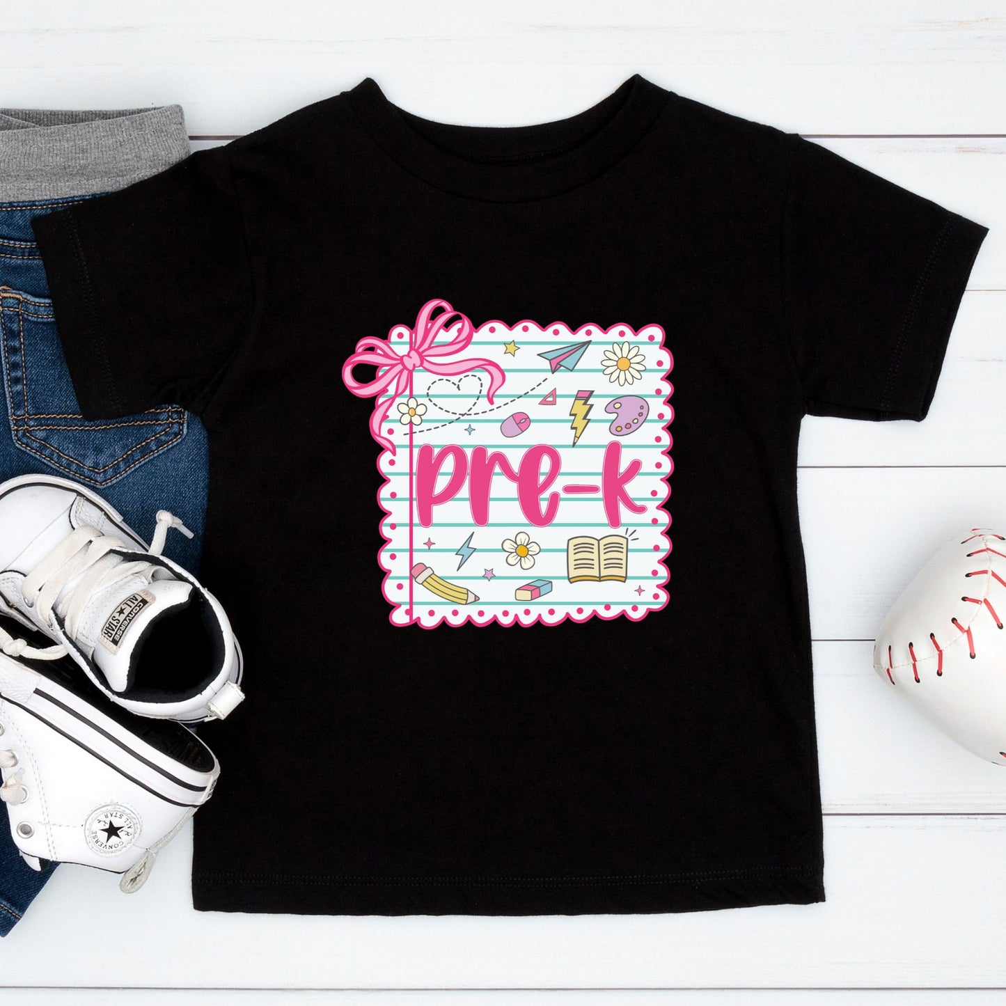 Preppy Back to School Grade Shirt Kinderarten Pre-K First Grade Second Grade Third Grade Fourth Grade Fifth Grade Kids Teacher School Tees