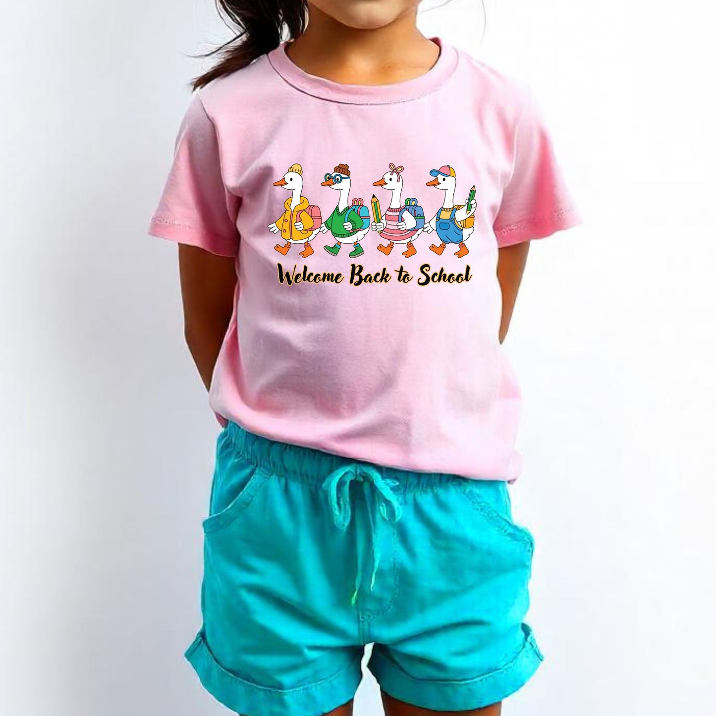 Back To School Shirt Welcome Back To School Silly Goose Kids Tees First Day Of School Gift For Youth Kindergarten Student Shirts