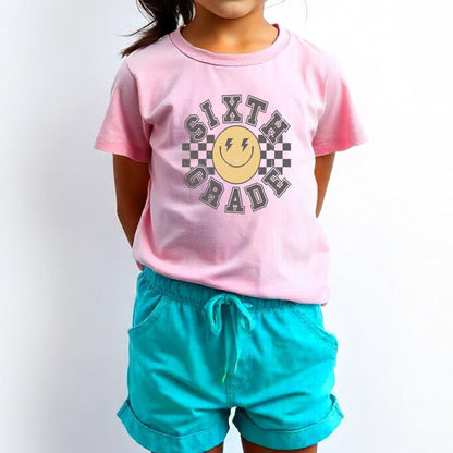 School Grade Shirt Leveled up to Kinderarten Pre-K First Grade Second Grade Third Grade Fourth Grade Fifth Grade Gamer Kids School Tees