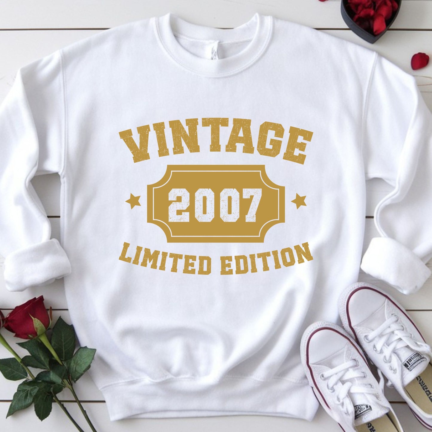 19th Birthday Shirt Vintage 2007 T-Shirt Limited Edition 19 Year Birthday Gift