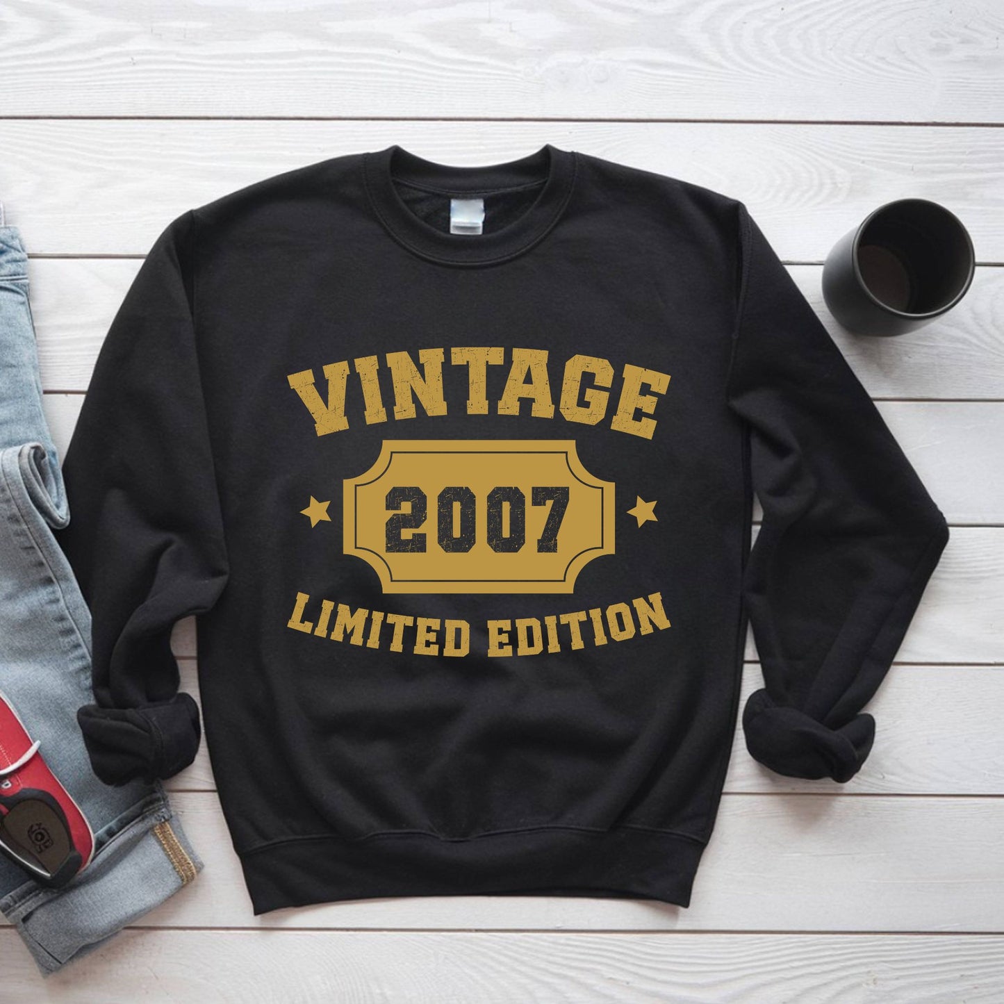 19th Birthday Shirt Vintage 2007 T-Shirt Limited Edition 19 Year Birthday Gift