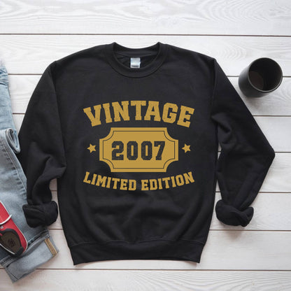 19th Birthday Shirt Vintage 2007 T-Shirt Limited Edition 19 Year Birthday Gift