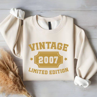 19th Birthday Shirt Vintage 2007 T-Shirt Limited Edition 19 Year Birthday Gift