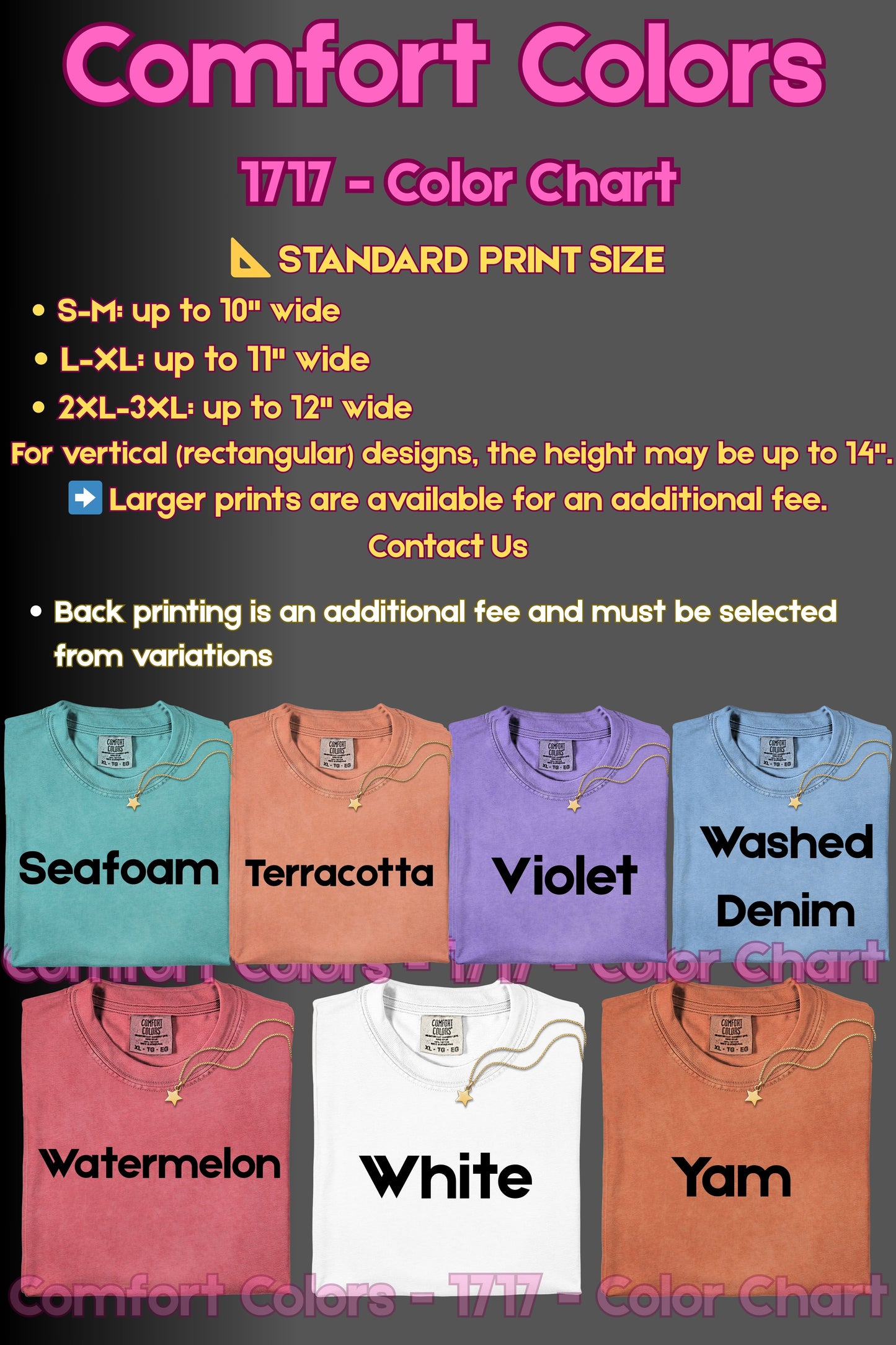 Custom Comfort Colors® T-Shirt Personalized Logo, Text, Photo Garment-Dyed Unisex Tee Custom Gifts & Team Shirts Short Sleeve Family Group T-Shirts
