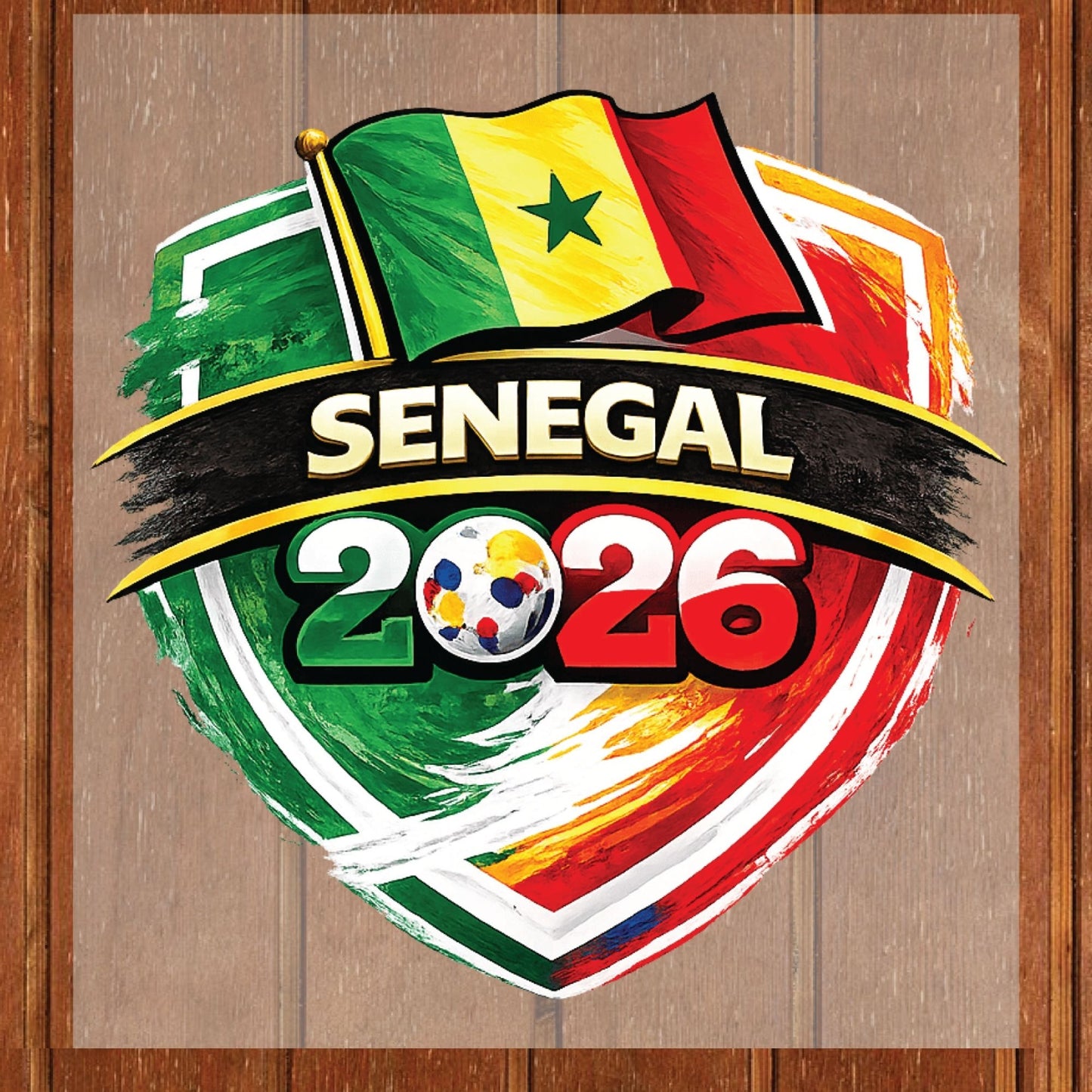 Senegal World Cup 2026 DTF Transfer Ready to Press