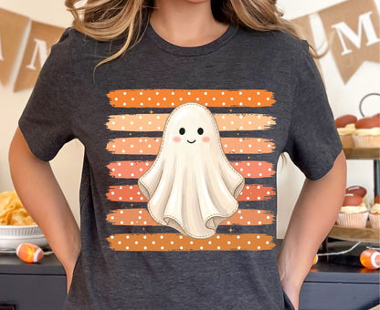 Halloween Premade Gang Sheet Ghost Pumpkin DTF Transfer ready to Press Retro Spooky Season Heat Transfer For Shirts Holiday Gifts