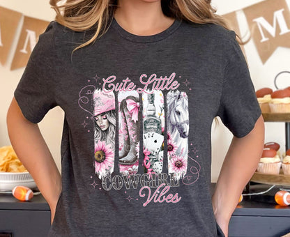 Western Girl Premade Gang Sheet Cowgirl DTF Transfer ready to Press Western Theme Girls Heat Transfer for Shirts