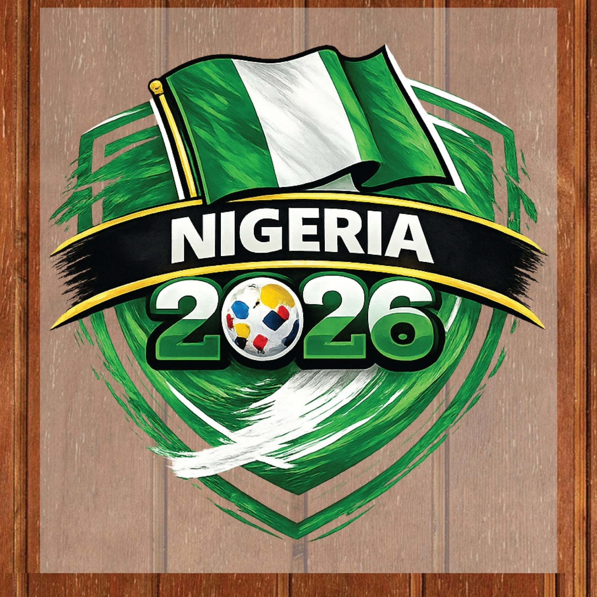 Nigeria World Cup 2026 DTF Transfer Ready to Press Super Eagles Soccer Heat Transfer For Shirts Football Supporter UV Sticker Prints