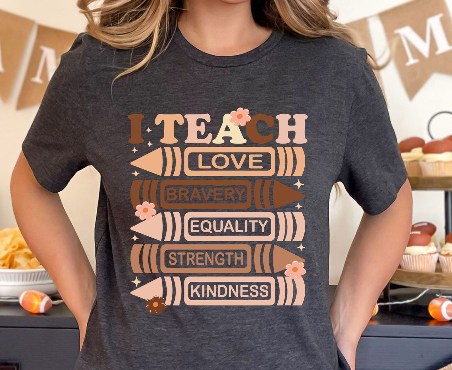 Teacher Premade Gang Sheet School Teacher DTF Transfer ready to Press Teach Love Inspire Heat Transfer for Shirts