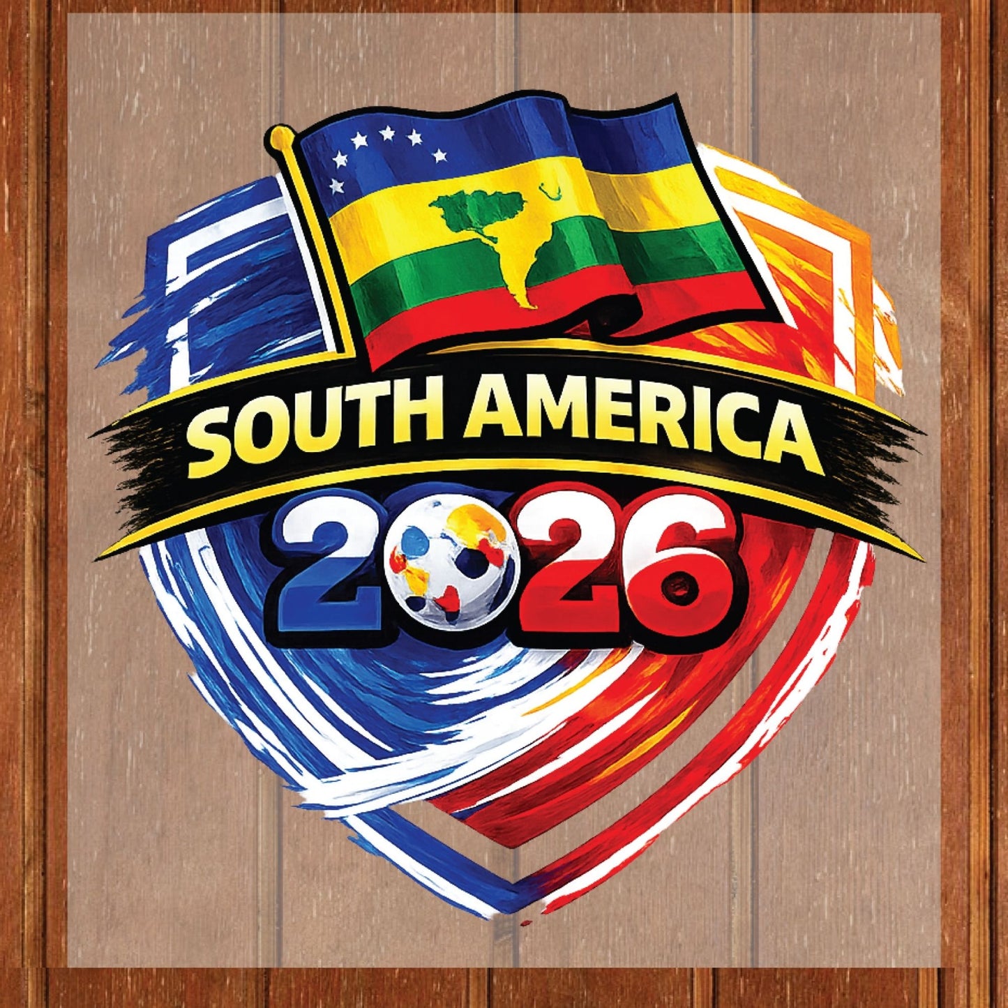 South America World Cup 2026 DTF Transfer
