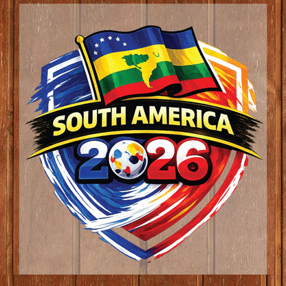 South America World Cup 2026 DTF Transfer
