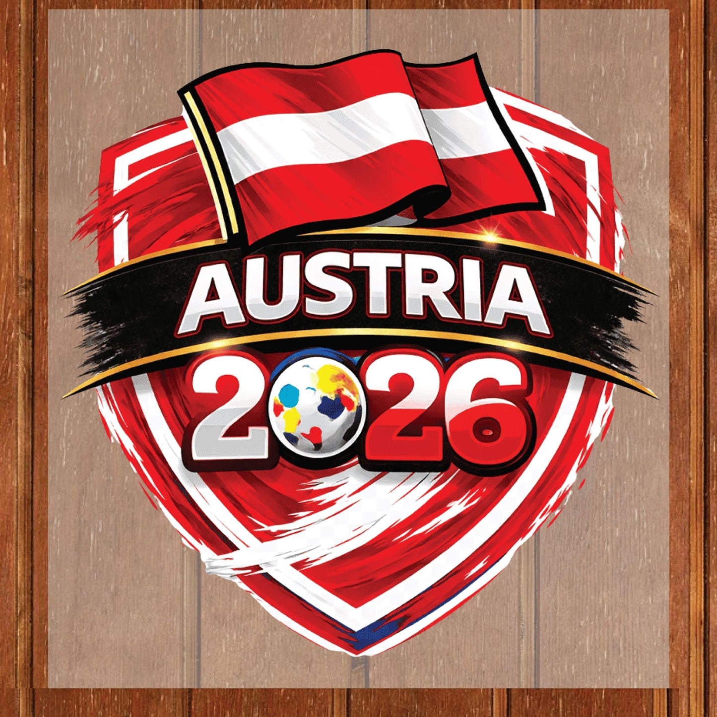 Austria World Cup 2026 DTF Transfer