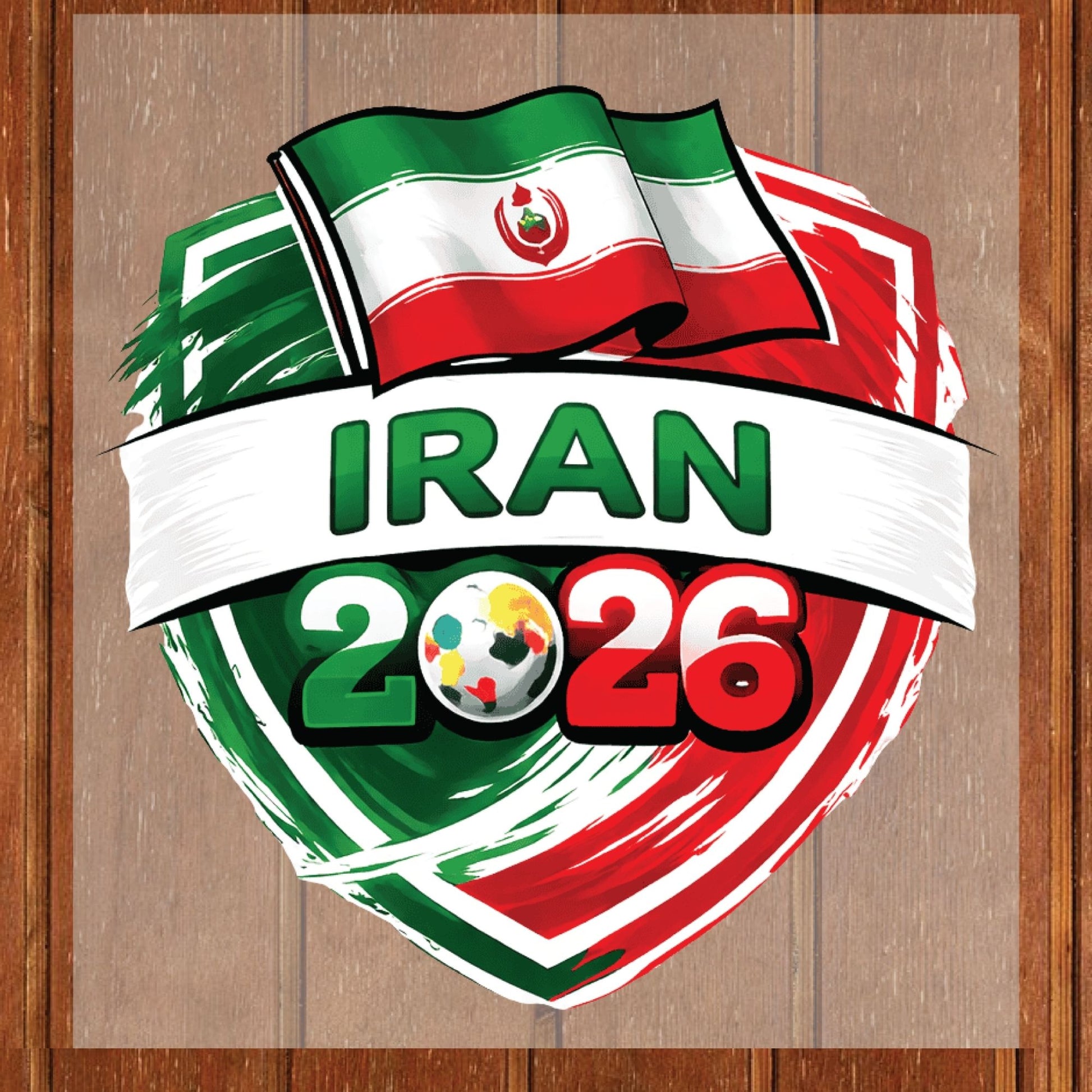 Iran World Cup 2026 DTF Transfer Ready to Press