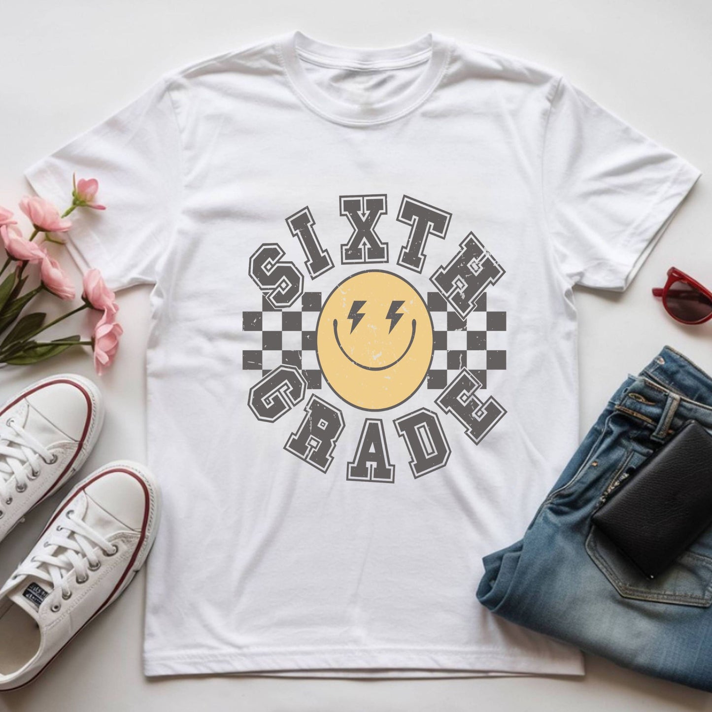 School Grade Shirt Leveled up to Kinderarten Pre-K First Grade Second Grade Third Grade Fourth Grade Fifth Grade Gamer Kids School Tees