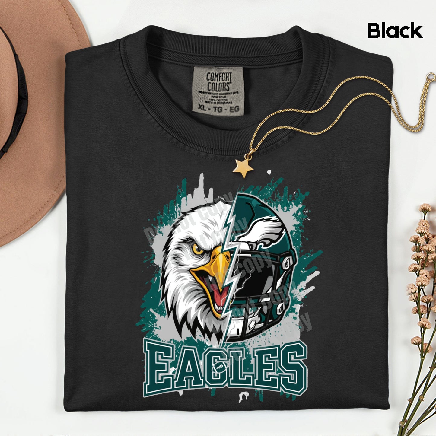 Eagles Shirts Philadelphia Football Fan Shirt Green Game Day Jersey Style Comfort Colors Adult Tee
