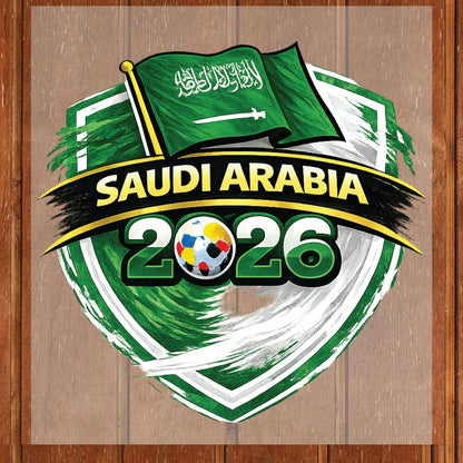 Saudi Arabia World Cup 2026 DTF Transfer Ready to Press