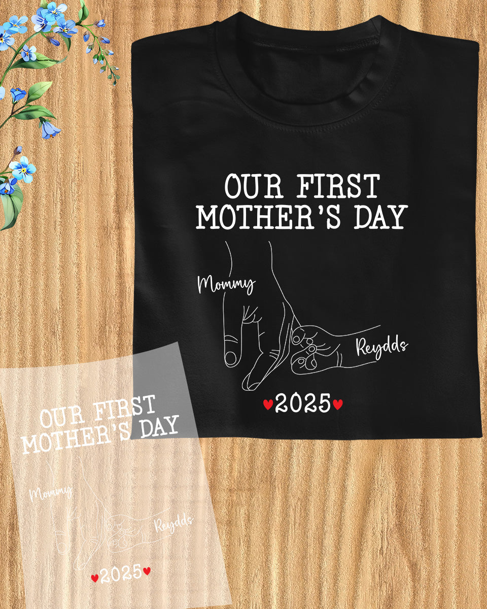 1st Mothers Day Mommy and Me DTF Transfer