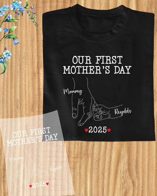 1st Mothers Day Mommy and Me DTF Transfer