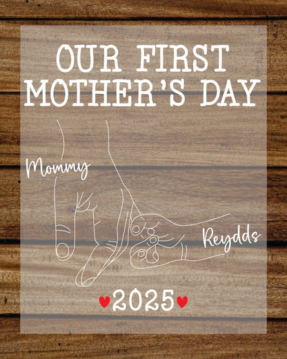1st Mothers Day Mommy and Me DTF Transfer