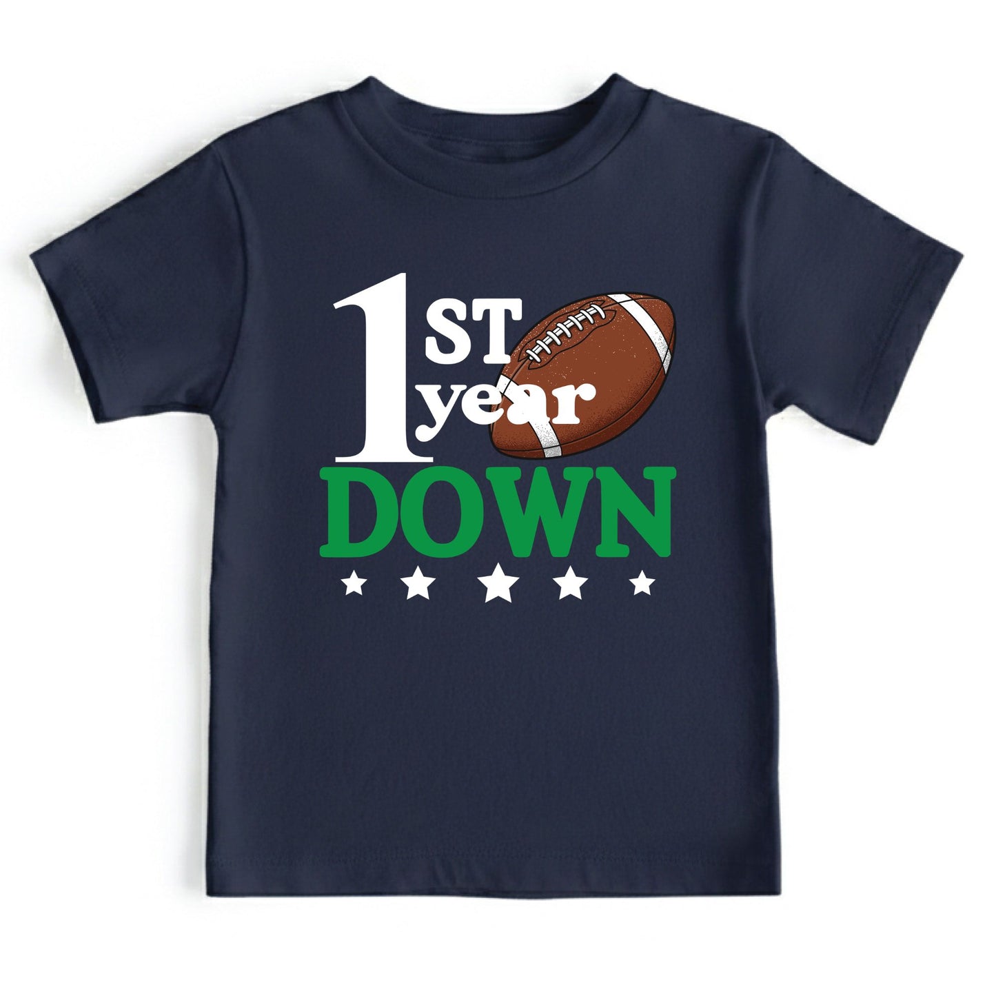 1st Birthday Baby Bodysuit 1st Year Down Birthday Shirts Game Day Toddler Tees First Birthday Baby Tshirts