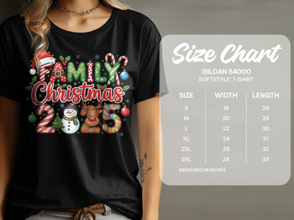 Family Christmas Festive Graphic T-Shirt