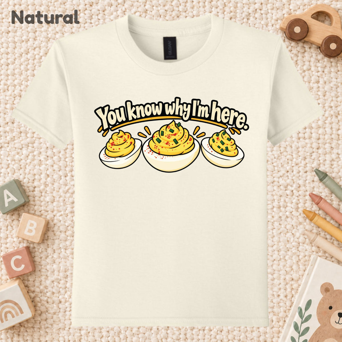 You Know Why I'm Here T-Shirt, Funny Deviled Eggs Thanksgiving Tee, Holiday Food Sweatshirt
