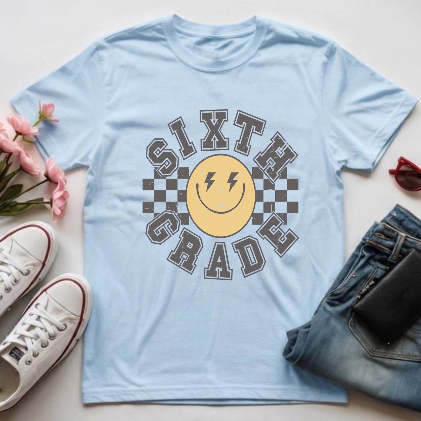 School Grade Shirt Leveled up to Kinderarten Pre-K First Grade Second Grade Third Grade Fourth Grade Fifth Grade Gamer Kids School Tees