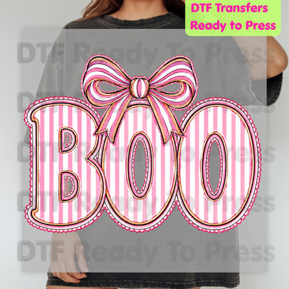 Pink Spooky Nurse Squad DTF Transfers, Halloween Ghost Stethoscope Medical Bandage Ready to Press