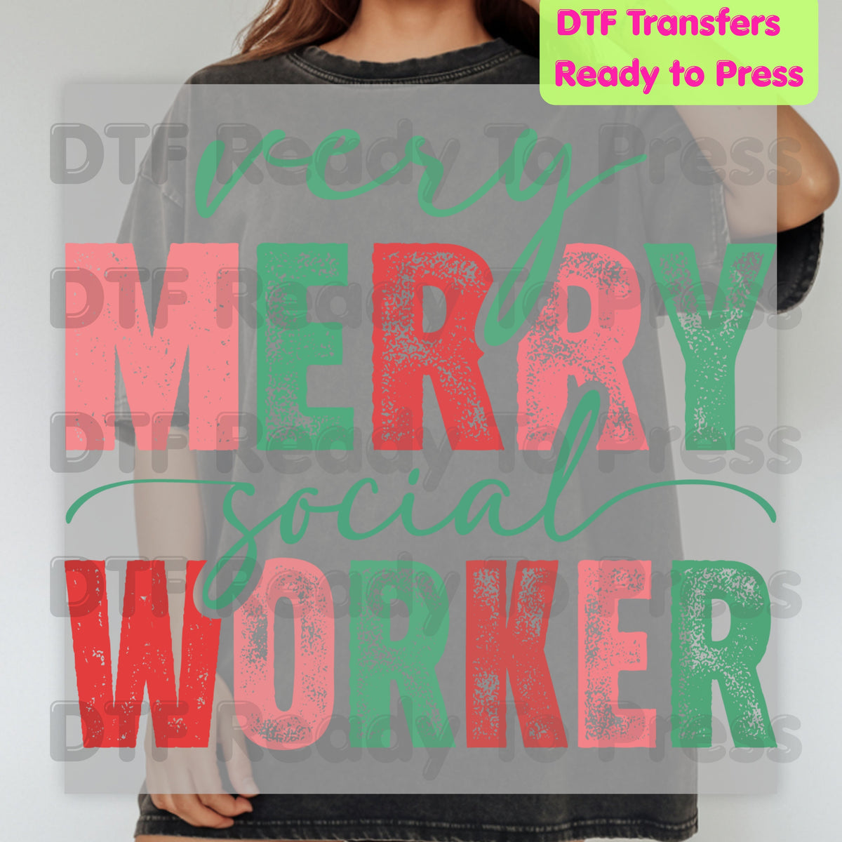 Christmas CNA Buffalo Plaid DTF Transfers, Medical Nursing Lights Bandage Holiday Ready to Press