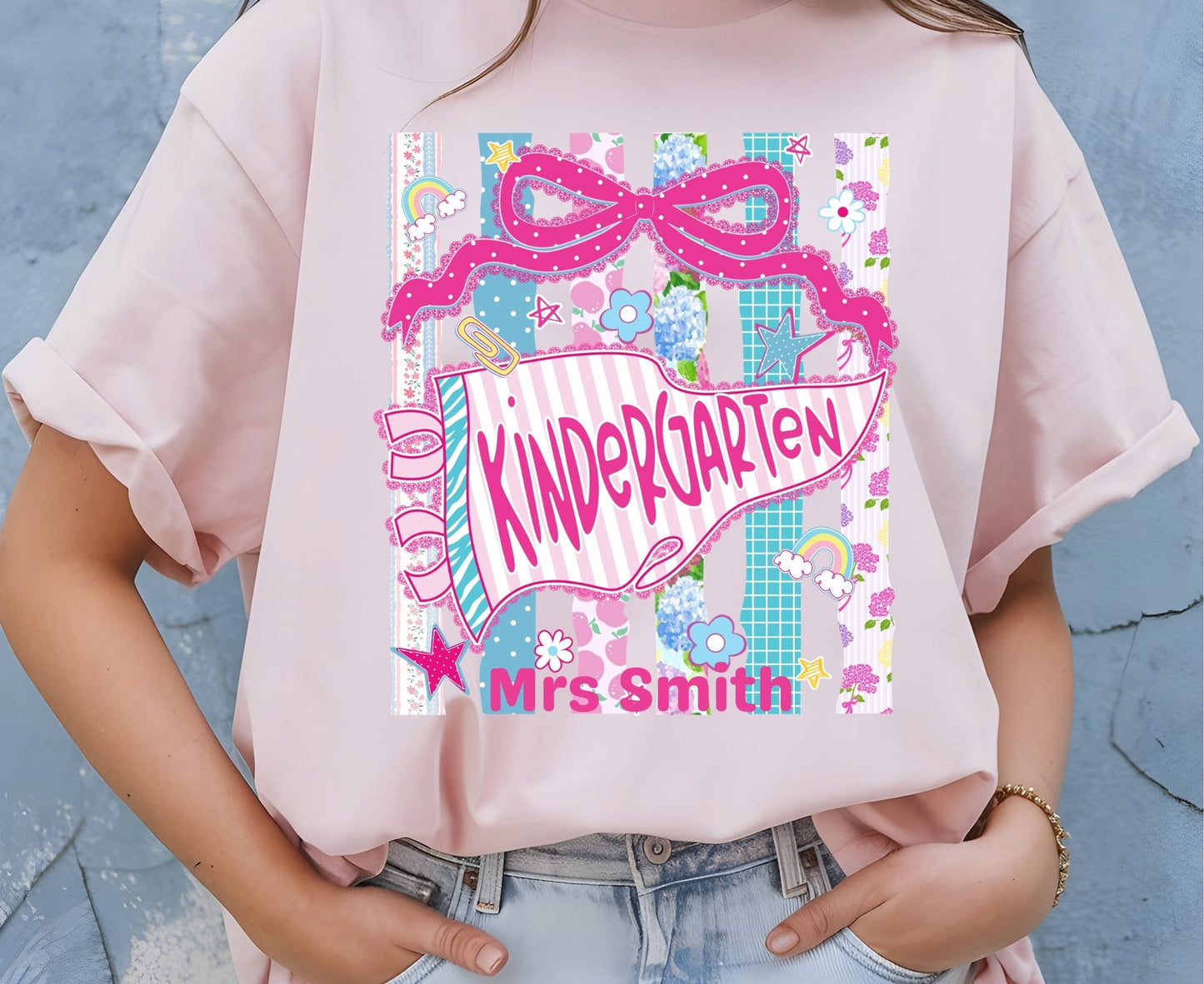 Comfort Colors® Personalized Back to School Shirt Custom Teacher Grade Tees Pre K Kinder 1st 2nd 3rd 4th 5th Grade T Shirt For Men Women Kids