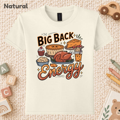 Big Back Energy Thanksgiving T-Shirt, Funny Roasted Turkey Tee, Holiday Feast Sweatshirt