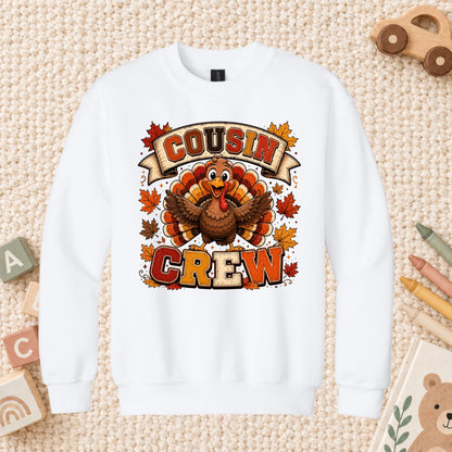 Cousin Crew Thanksgiving T Shirt Childrens Tee