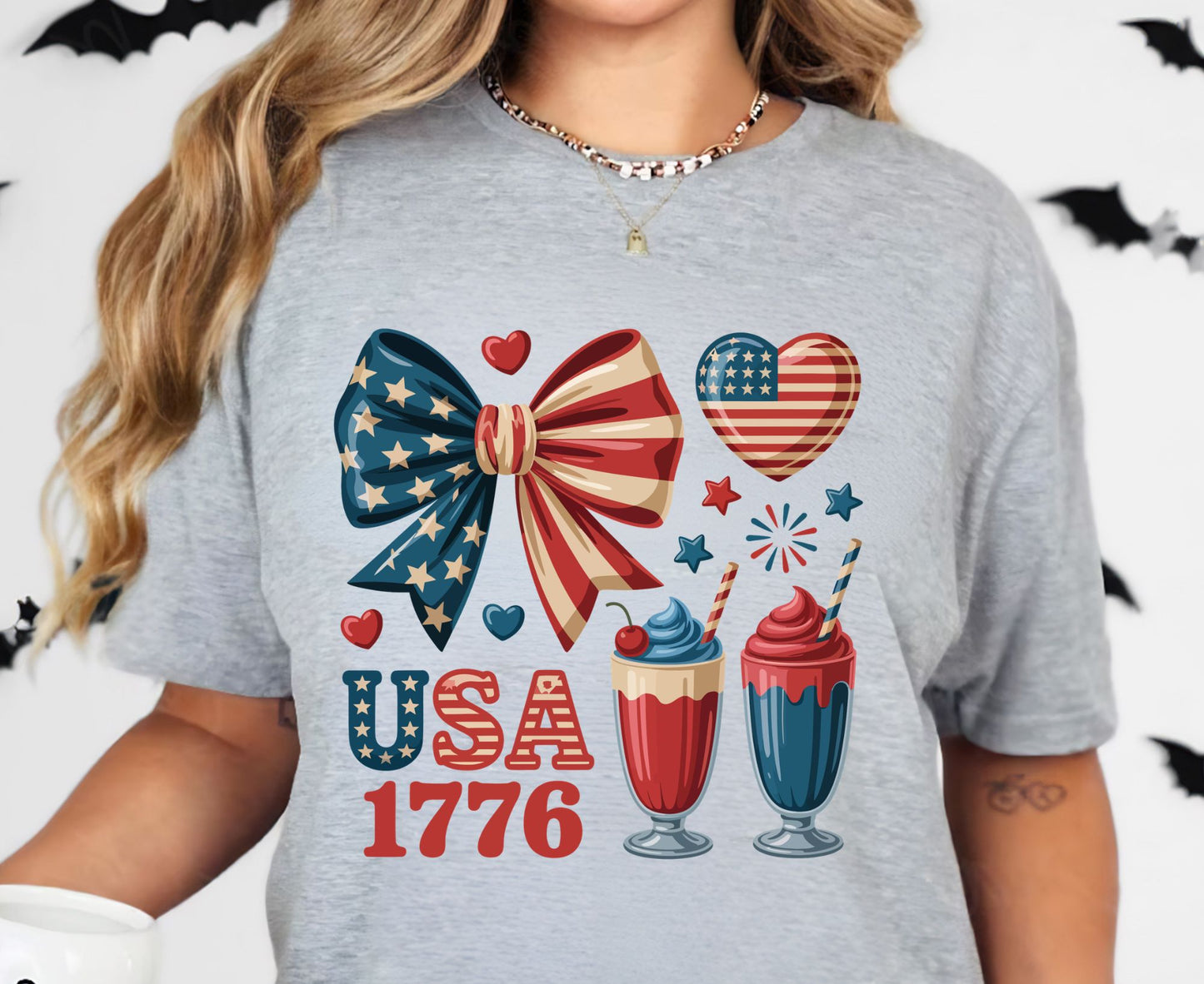 4th of July Premade Gang Sheet Retro America DTF Transfer ready to Press Memorial Day USA 250 Years Freedom Heat Transfer for Shirts
