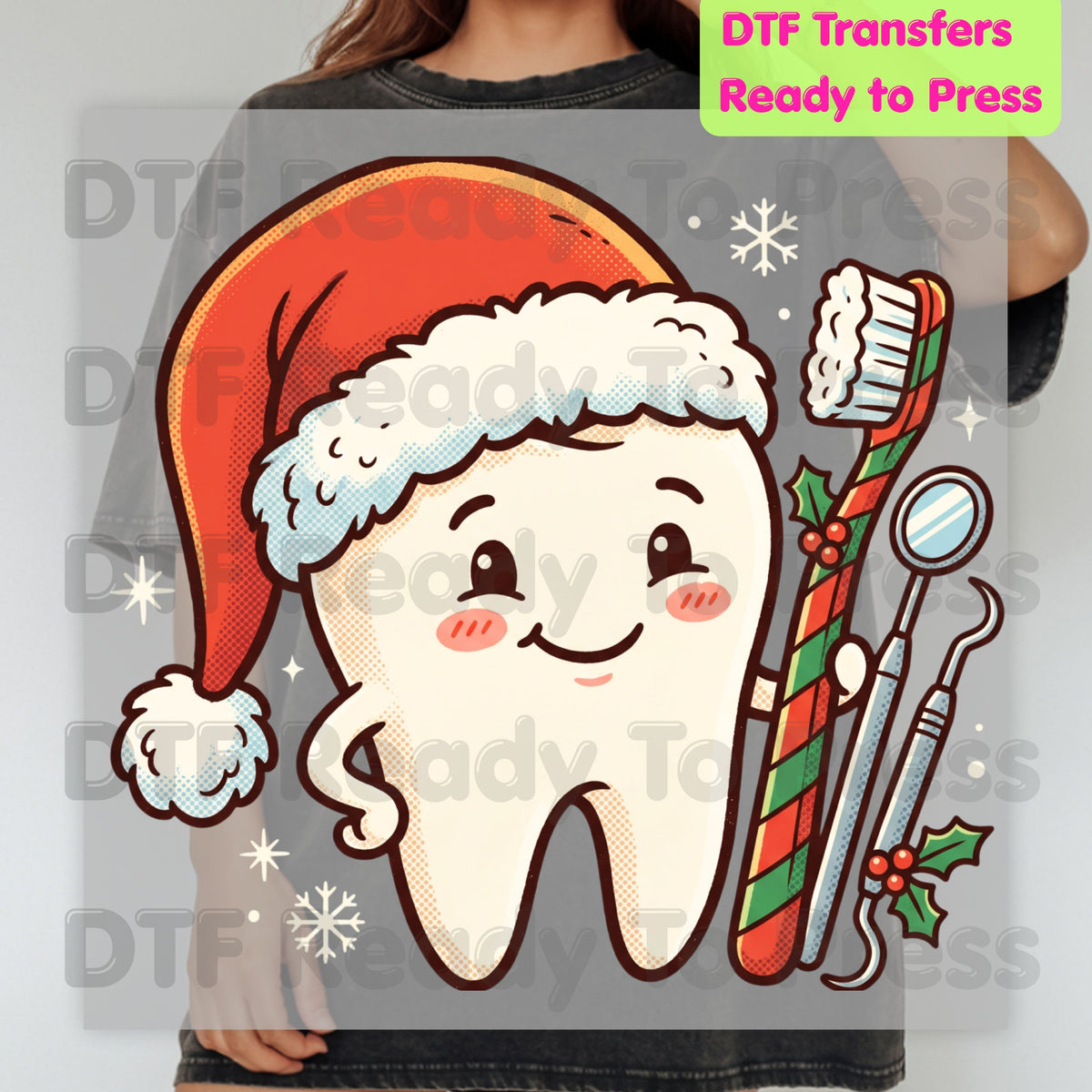 Christmas Teacher Patchwork DTF Transfers, School Snowman Plaid Holiday Ready to Press
