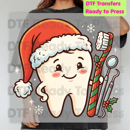 Christmas Teacher Patchwork DTF Transfers, School Snowman Plaid Holiday Ready to Press