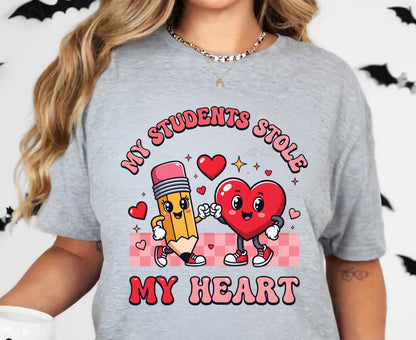 Teacher Premade Gang Sheet School Teacher DTF Transfer ready to Press Teach Love Inspire Heat Transfer for Shirts