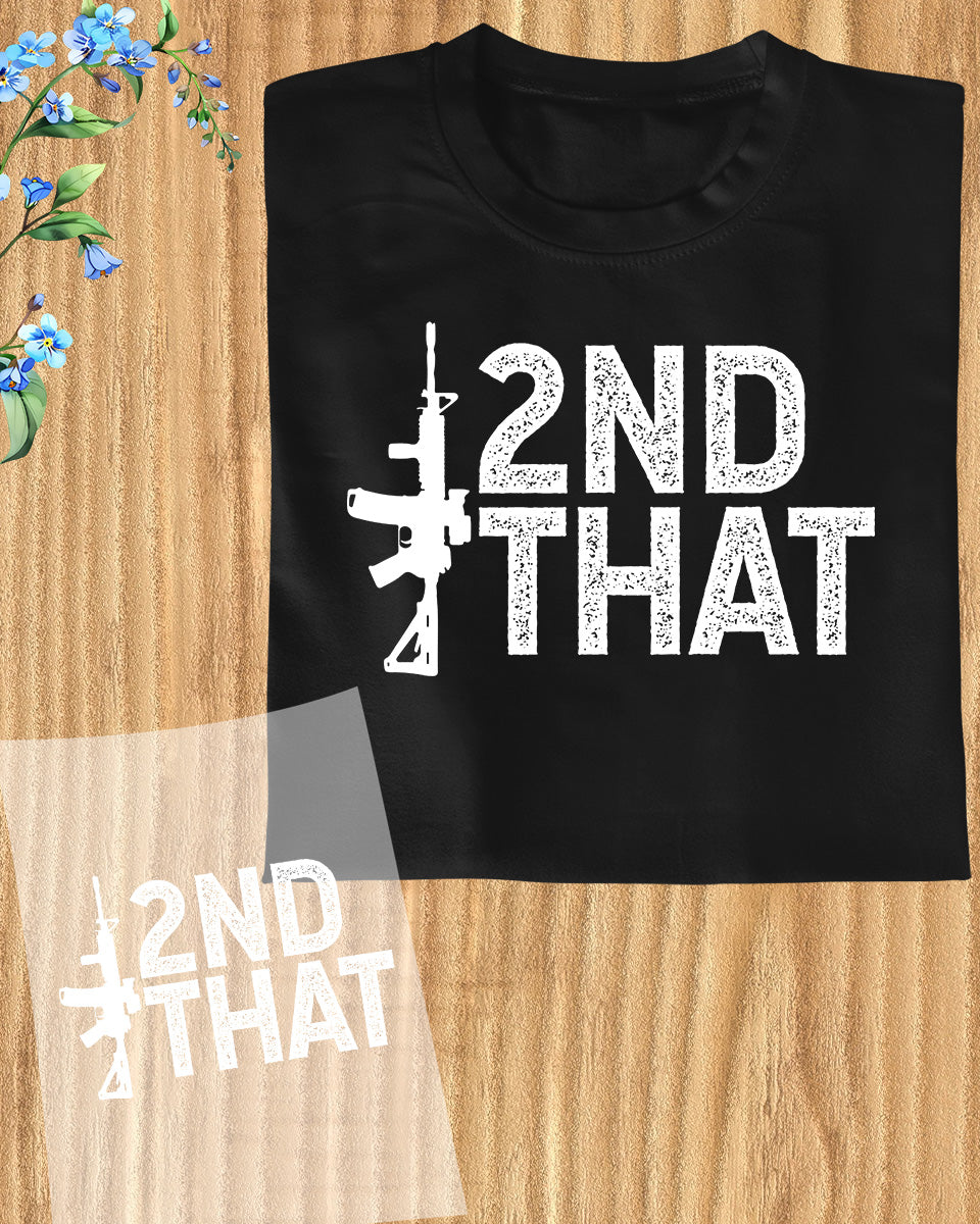 2nd That Military Gift DTF Transfer Film